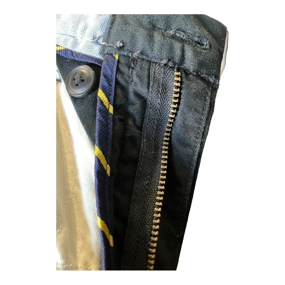 POLO Ralph Lauren Stretch Straight Fit Classic Cotton Twill Pants Black 35x30”
